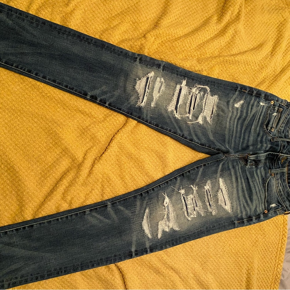 American Eagle Outfitters Blue Skinny Jeans